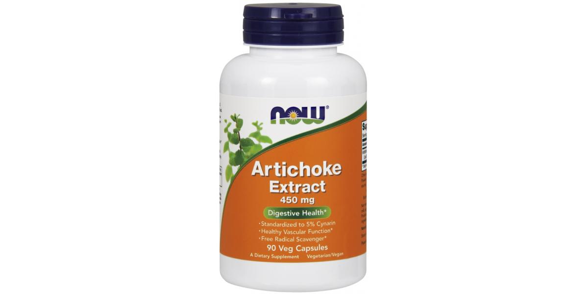 NOW Foods Artichoke Extract, 450mg 90 vcaps Olivit.co.uk