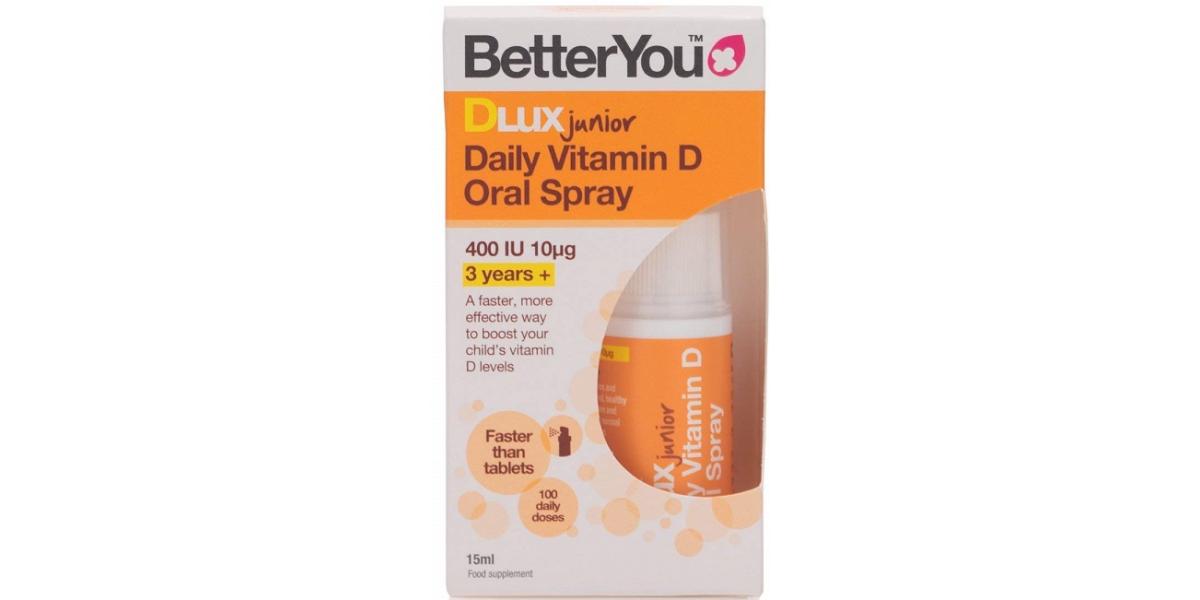 BetterYou DLux Junior Daily Vitamin D Oral Spray 15 ml. Olivit.co